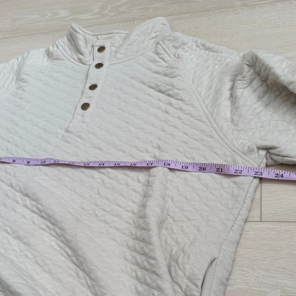 Goodfellow & Co Men’s Beige Quilted Turtleneck Sweater